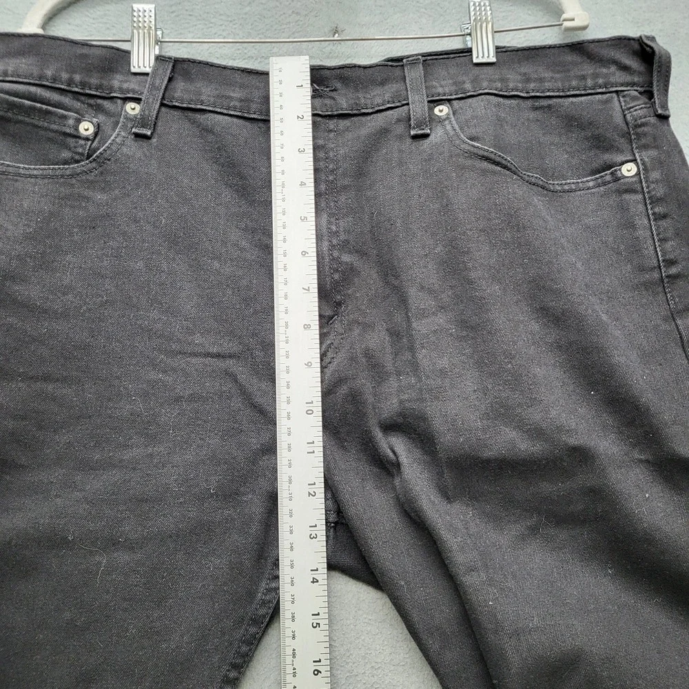 Levi's 512 Men‎ Jeans 38X32 Black Denim Slim Taper Fit 30